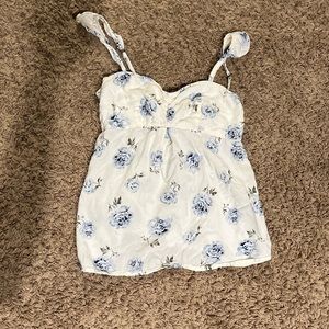 Abercrombie and Fitch Dressy Tank Top with semi cap straps.